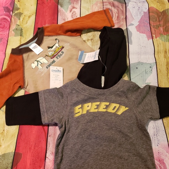 Gymboree Other - Nwt 2 Gymboree shirts boys 3-6 mons